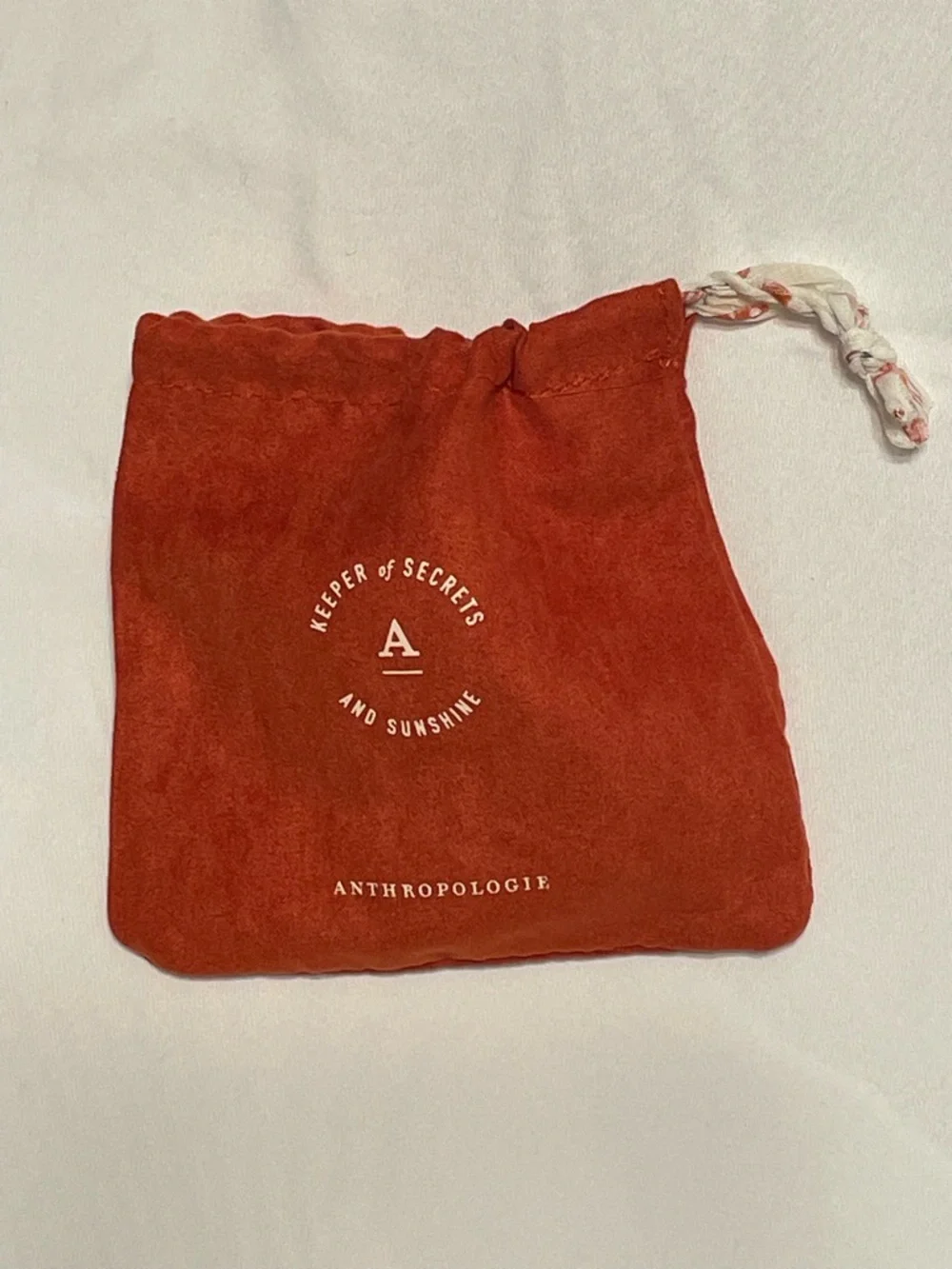 Anthropologie Gold-Tone Necklace with Red Clover Charms - Picture 4 of 4